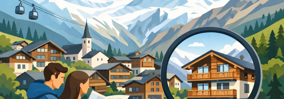 Ferienwohnung Saas-Fee Zentrum richtig wählen