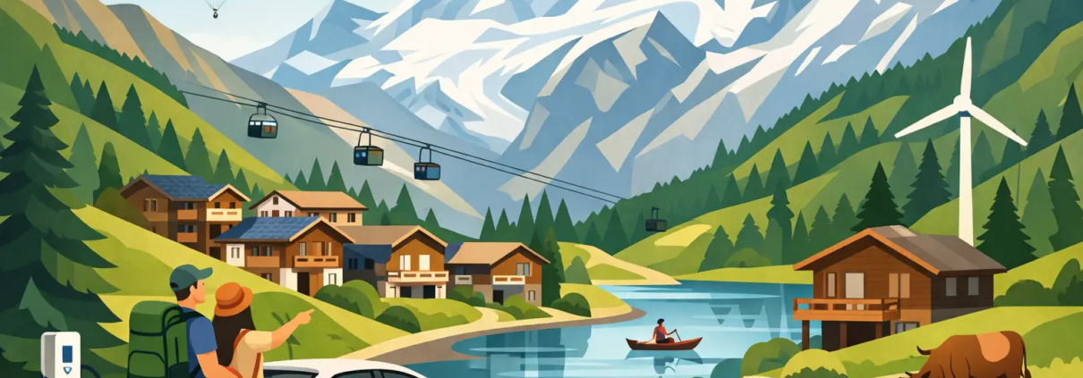 Nachhaltige Ferien in Saas-Fee planen