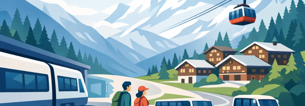 Anreise ins autofreie Saas-Fee leicht gemacht