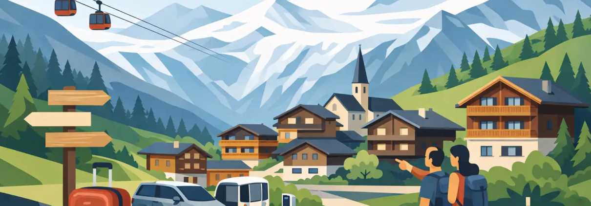 Autofreies Dorf Saas-Fee - Unterkunft wählen