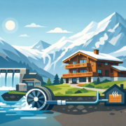Chalet mit Wasserkraft-Heizung in Saas-Fee