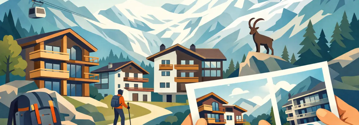 Wanderurlaub Saas-Fee Apartment richtig wählen
