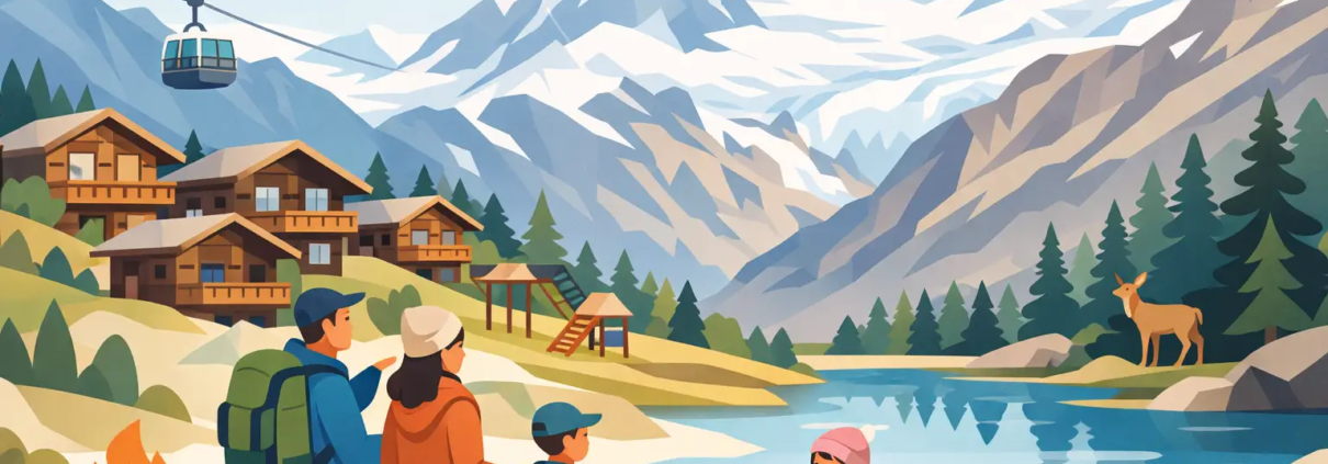 Chaleturlaub mit Kindern in Saas-Fee planen