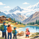 Chaleturlaub mit Kindern in Saas-Fee planen