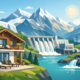 Ferienapartment mit Walliser Wasserkraft