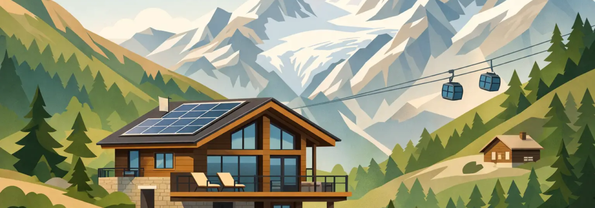 Nachhaltiges Chalet Saas-Fee für bewusste Ferien