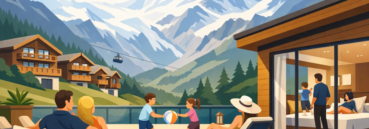 Owner Suite für Familienferien in Saas-Fee