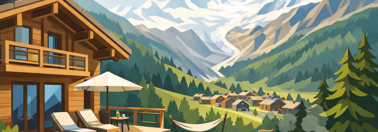 Sommerurlaub im Saas-Fee Chalet mit Freiraum