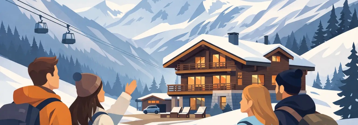 Als Freundesgruppe ein Chalet buchen in Saas-Fee