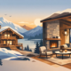 Authentisches Chalet modern eingerichtet