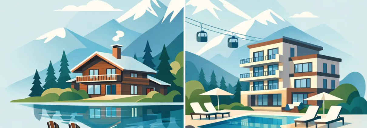 Chalet oder Hotelurlaub in den Alpen wählen?