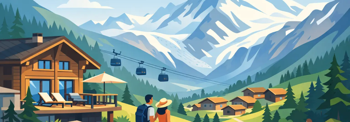 Sommerferien im Chalet buchen in Saas-Fee