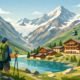 Wandern Saastal: Unterkunft mit bester Lage