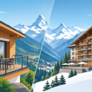 Ferienwohnung versus Berghotel in Saas-Fee