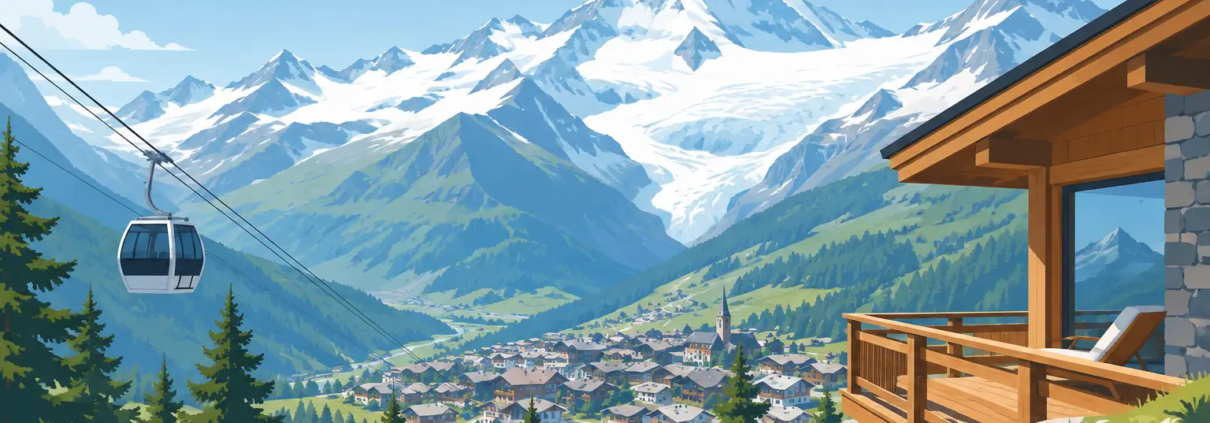 Die beste Lage für Bergferien in Saas-Fee