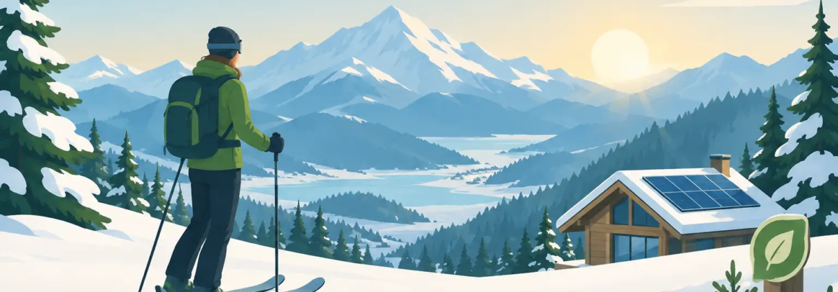 Skiurlaub nachhaltig gestalten mit Weitblick