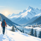 Winterwandern im Saastal entdecken mit Ruhe